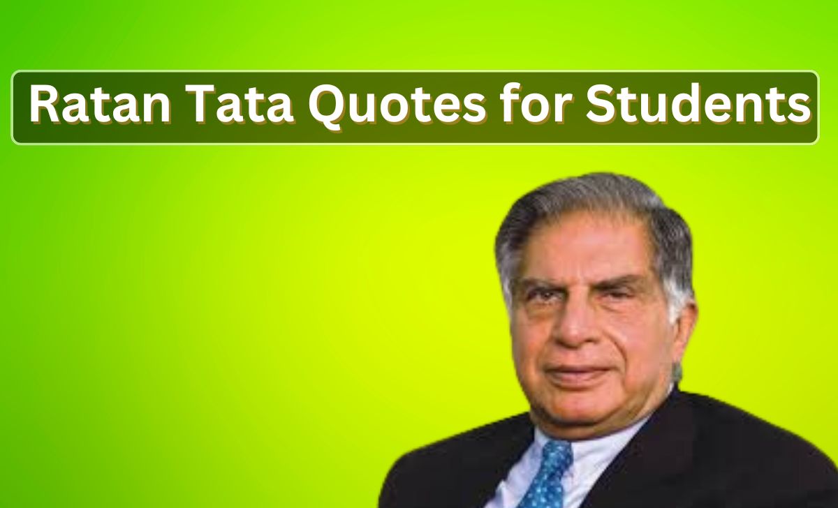Ratan Tata Quotes for Students